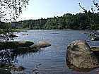 Felsen im See