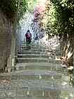 Treppen hinauf nach Vico Equense