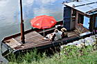 Picknick auf dem Hausboot